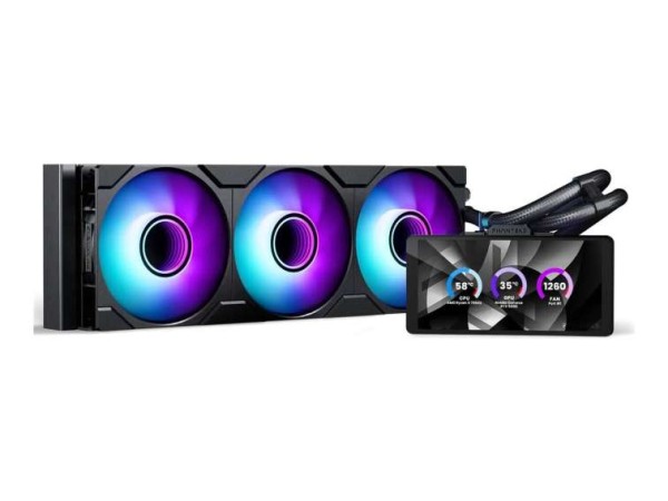 PHANTEKS Glacier One 360M25 LCD schwarz AiO-Wasserkühlung PH-GO360M25G2LCD_DBK01