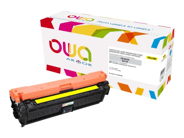 OWA Gelb wiederaufbereitet Tonerpatrone K15839OW