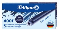 Pelikan Großraum-Tintenpatronen 4001 GTP/5, blau-schwarz