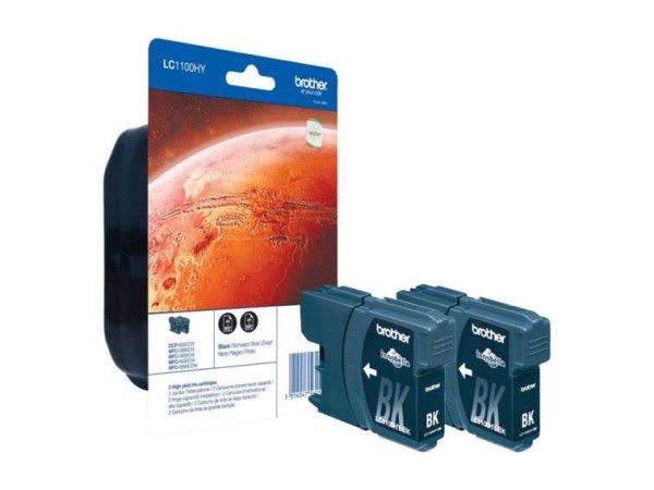 BROTHER LC1100HYBKBP2 Schwarz Tintenpatrone LC1100HYBKBP2