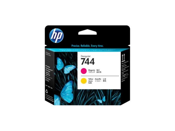HP 744 Gelb, Magenta Druckkopf F9J87A