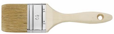 WESTEX Flachpinsel helle Naturborste 9. Stärke, 25 mm