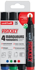 uni-ball Permanent-Marker PROCKEY PM122/4 PF, 4er-Set