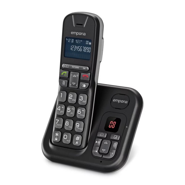 EMPORIA EMPORIA TH-21AB DECT-Schnurlostelefon u. dig. Anrufbeantworter