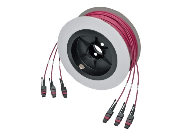EATON TRIPPLITE MTP/MPO Multimode Base-8 Trunk Cable 24-Strand 40GB/100GB 4 N858-23M-3X8-MG