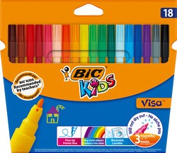 BIC KIDS Fasermaler Visa, 12er Kartonetui