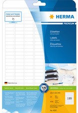 HERMA Universal-Etiketten PREMIUM, 70 x 37 mm, weiß