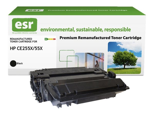 ESR ESR Toner cartridge compatible with HP CE255X black Extra High Capacity remanufactured 24.000 pages