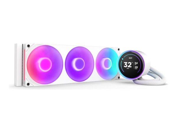 NZXT Kraken Elite 360 RGB (2024) AIO-Wasserkühlung Weiß RL-KR36E-W2