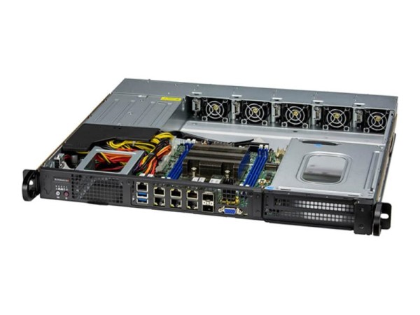 SUPERMICRO Barebone SuperServer 1U Intel Xeon D-2712T (4C/8T) 1,9 GHz SYS-1 SYS-110D-4C-FRAN8TP