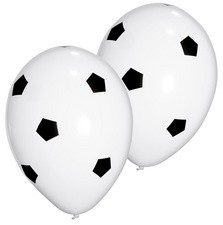 PAPSTAR Luftballons "Soccer", schwarz/weiß