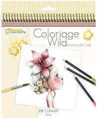 avenue mandarine Zeichenbuch "Wild 1"