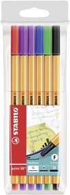 STABILO Fineliner point 88, 25er Kunststoff-Etui