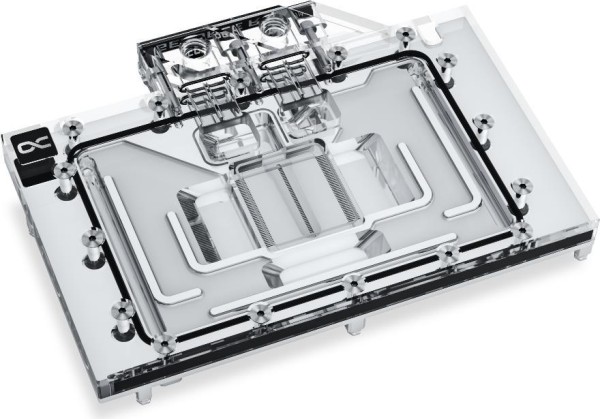 ALPHACOOL ALPHACOOL Eisblock Aurora Acryl GPX-N RTX 4080 Reference Design (transparent/silber, inkl. Backplate