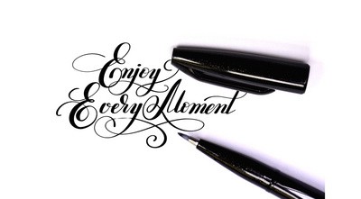 PentelArts Kalligrafiestift Sign Pen Brush, schwarz, 3er Set
