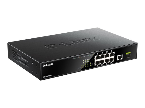 D-LINK D-LINK DGS-1010MP/E 10-Port Layer2 PoE+ Gigabit Switch