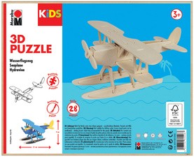 Marabu KiDS 3D Puzzle "Wasserflugzeug", 28 Teile