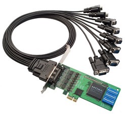 MOXA Serielle RS-232 PCI-Express Karte, 8 Port