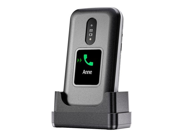 DORO 2880 4G, Großtastenklapphandy schwarz 4G GSM-Mobiltelefon 380560