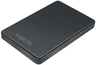 LogiLink 2,5" SATA Festplatten-Gehäuse, USB 3.0, schwarz