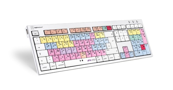 LOGIC-KEYBOARD LKB-PT-CWMU-DE - Volle Größe (100%) - Kabelgebunden - USB LKB-PT-CWMU-DE