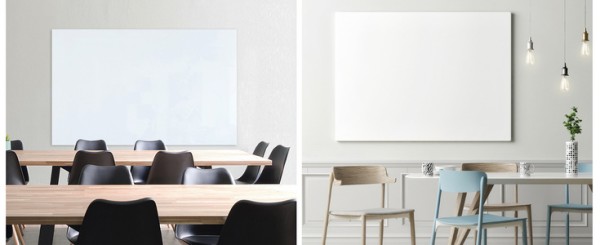 FRANKEN Design-Glastafel, 2.400 x 1.200 mm, reinweiß
