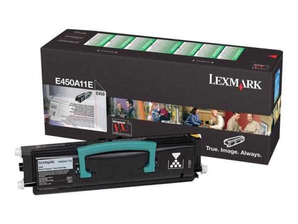 LEXMARK Schwarz Tonerpatrone LRP E450A11E