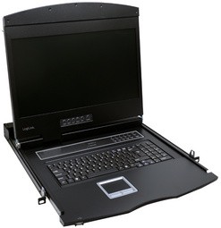 LogiLink 19" LCD KVM Konsole mit 48,26 cm (19") TFT-Monitor