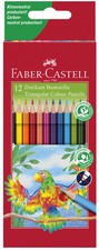 FABER-CASTELL Dreikant-Buntstifte, 12er Etui