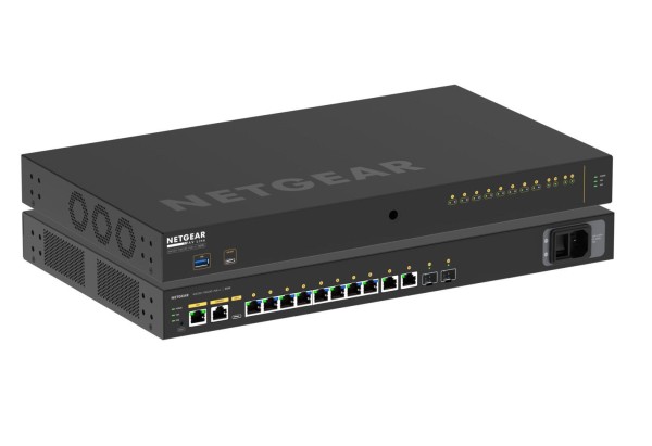 NETGEAR AV Line Managed Switch 8x 1G Utra90 NET-GSM4212UX