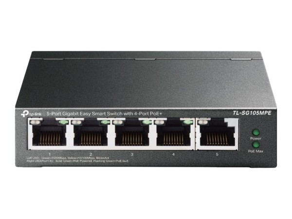 TP-LINK TP-LINK TL-SG105MPE - Smart Gigabit Switch