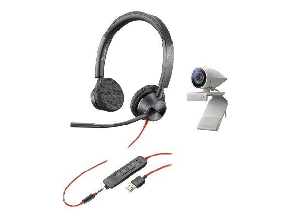 POLY Studio P5 Kit inkl. Blackwire 3325 Full-HD Webcam Studio P5 + USB Ster 2200-87130-025