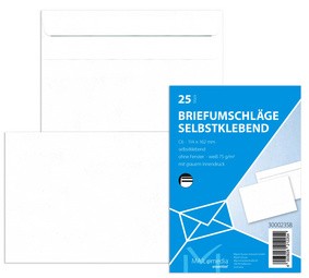 MAILmedia Briefumschlag Offset weiß, C6, ohne Fenster