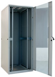 LogiLink 19" Netzwerkschrank, 22 HE, lichtgrau (RAL7035)