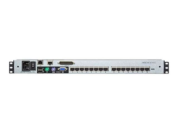 ATEN KVM over IP Switch, 16-fach mit 19" TFT, KL1516AiN, 19"/1HE, DEUTSCHES KL1516AIN-AXA-GG