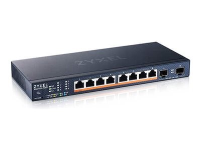 ZYXEL 8-Port 2.5GbE, 2 SFP+, 8 x PoE++ 802.3 bt, 130W Smart Switch, NebulaF XMG1915-10EP-EU0101F