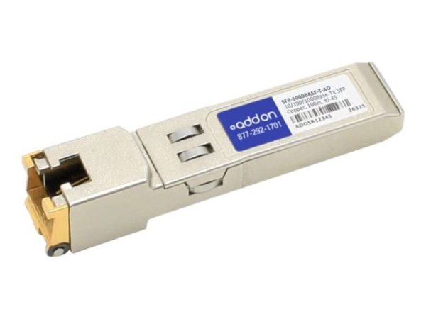 ADDON NETWORKS AddOn MSA+TAA Comp SFP 1G-TX 100m CU R SFP-1000BASE-T-AO