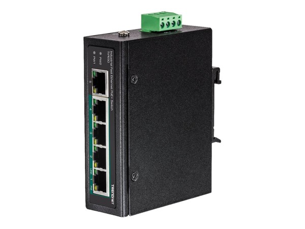 TRENDNET 5-PORT IND.FAST ETH POE+ SWITC TI-PE50