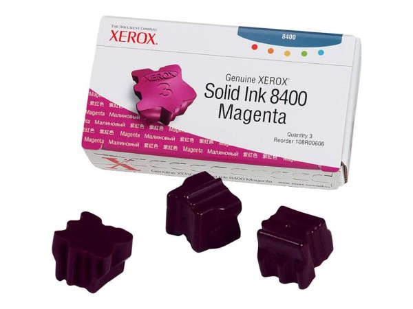 XEROX Phaser 8400 3 Magenta feste Tinten 108R00606