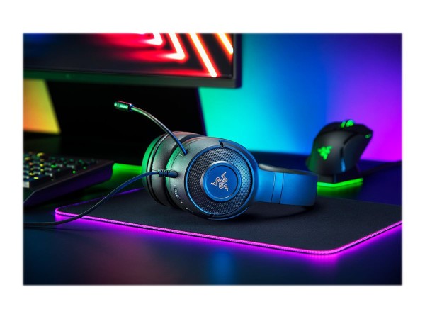 RAZER Kraken V3 X Gaming Over Ear Headset kabelgebunden Virtual Surround Sc RZ04-03750300-R3M1