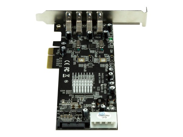 STARTECH.COM STARTECH.COM 4 Port  USB 3.0 SuperSpeed PCI Express Schnittstellenkarte mit 2 5Gb/s Kanälen und UASP