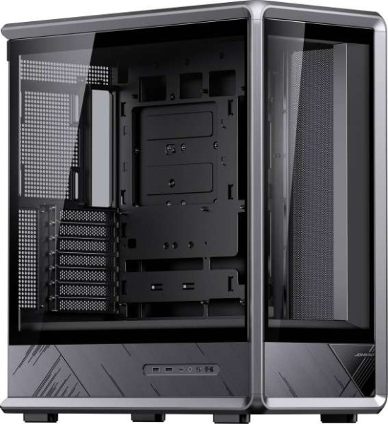 JONSBO D401 PC-Gehäuse, Midi Tower, ATX, Tempered Glass - schwarz D401 BLACK