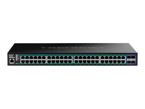 TRENDNET 52-Port Gigabit Web Smart 740W PoE+ Switch with 10G - Switch - 1 G TPE-3524SF