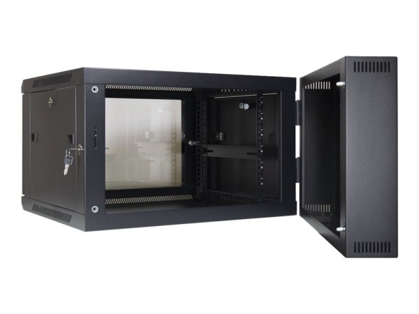 INTERTECH INTERTECH INTER-TECH SMB-6606 - abklappbares Wandgehaeuse 6HE 600mm Tiefe Gesamtlast bis zu 40kg Erf
