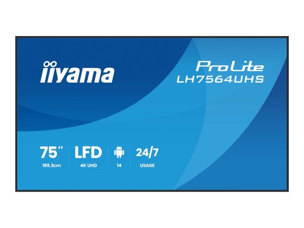 IIYAMA IIYAMA LH7564UHS-B1AG 189,3cm (75")