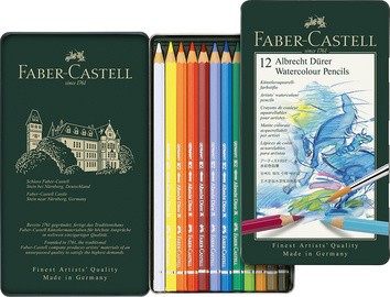 FABER-CASTELL Aquarellstifte ALBRECHT DÜRER, 36er Metalletui