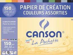 CANSON Tonpapier in Sammelmappe, 240 x 320 mm, 150 g/qm