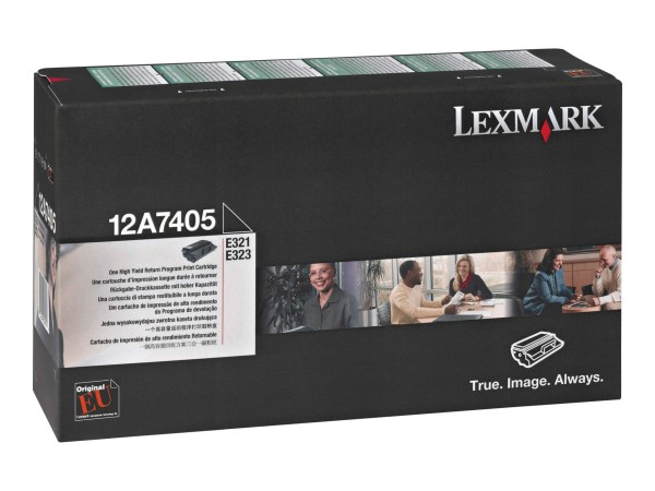 LEXMARK Schwarz Tonerpatrone LRP 12A7405