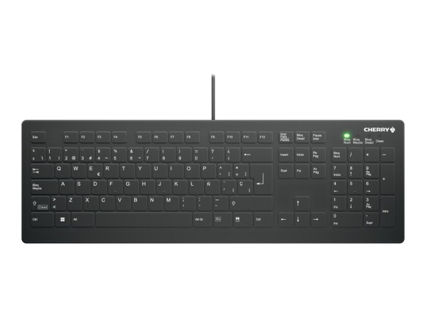 CHERRY AKTIVE KEY Flat Profile Hygiene Desktop Keyboard Seal AK-C8112-U1-B/ES