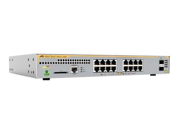 ALLIED TELESIS L2 IE 16*10/100/1000POE+ 2*SFP AT-IE210L-18GP-60